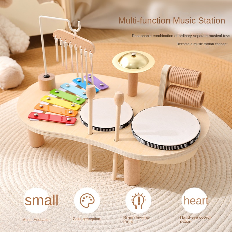 Kids Education Table - Детская развивающая игрушка LazyChild: деревянная музыкальная