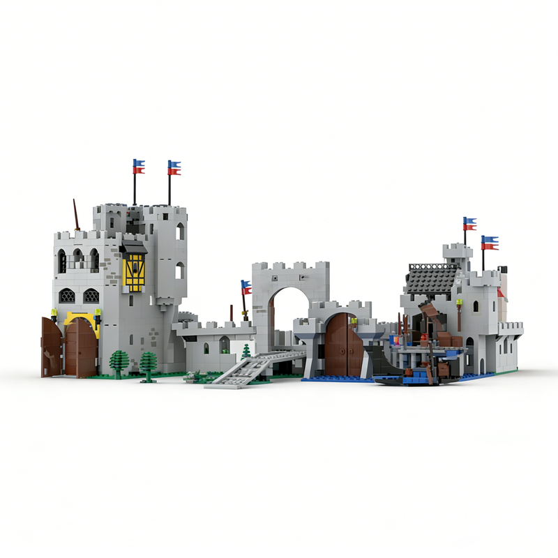 Kingdom Kids Education - 1534 детали MOC: Классический Замок Королевства