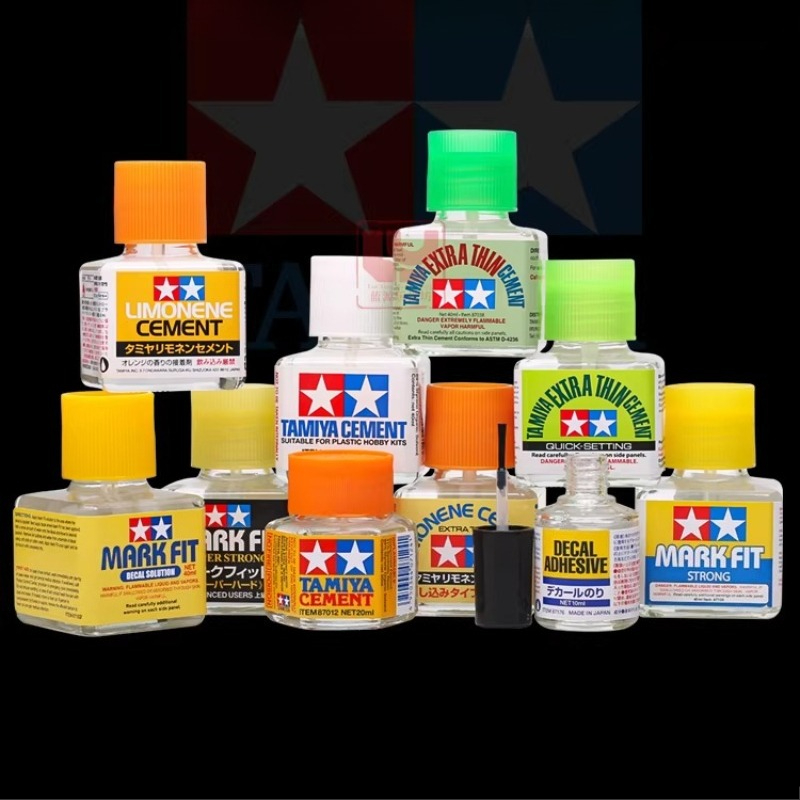 Tamiya Model Paint Set - Клей TAMIYA для моделей, зеленый, быстросохнущий,