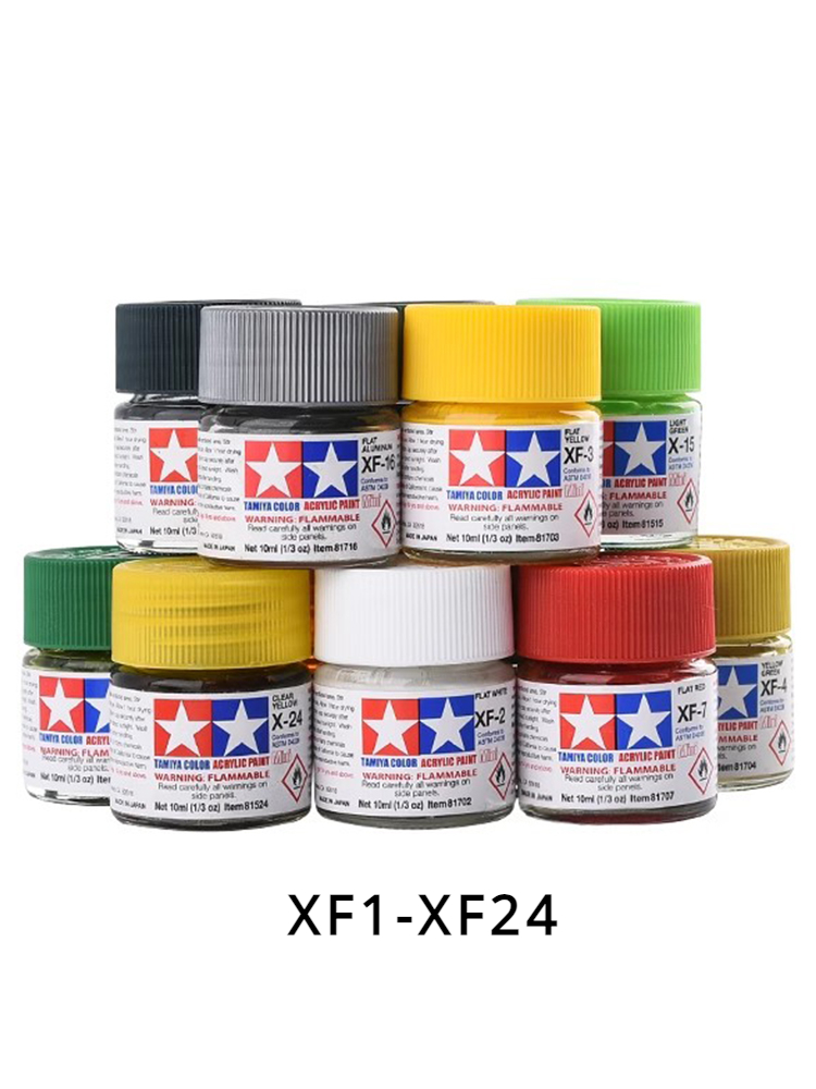 Tamiya Model Paint Set - TAMIYA акриловая краска XF1-XF24 Flat/матовые цвета