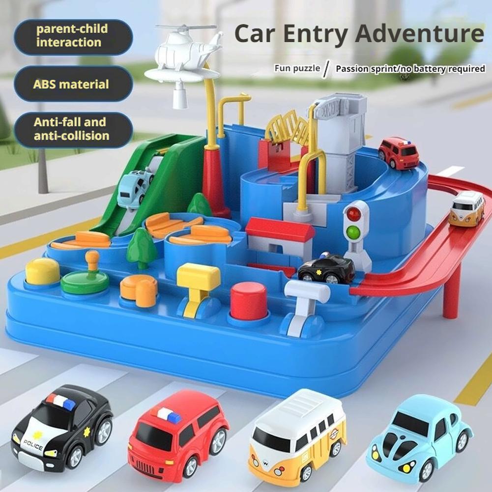 Kids Education Material - Гоночная модель железнодорожного автомобиля, поезд, дорожка,