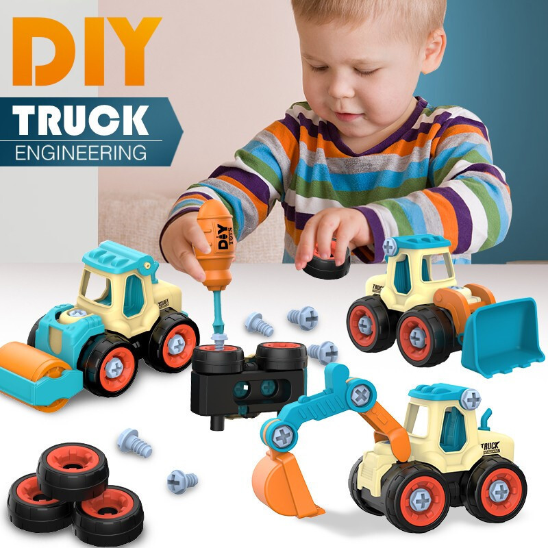 Kids Education Tools - Гайка, разборка, загрузка, разгрузка, инженерный грузовик,