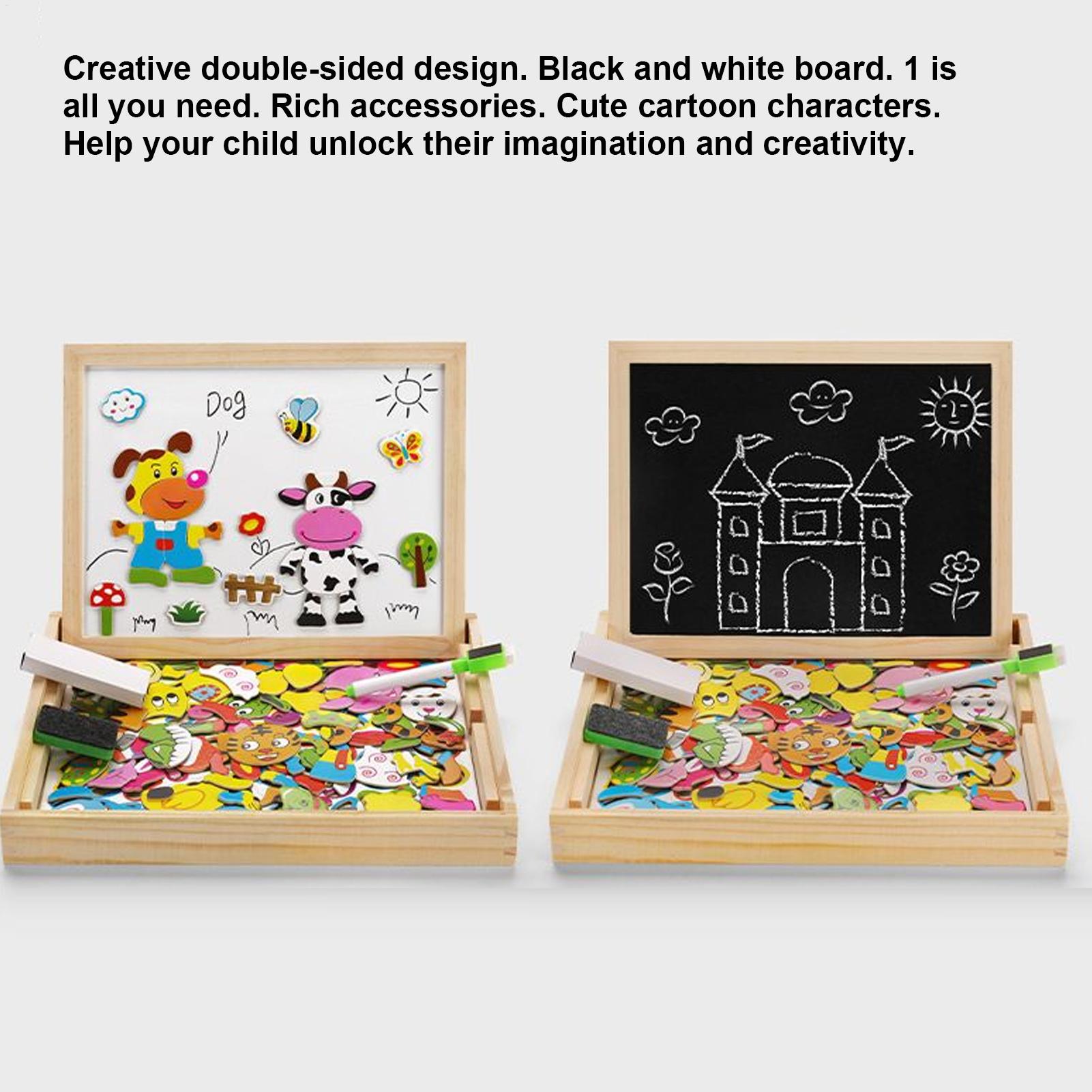 Kids Education Tools - Детская магнитная доска, деревянная детская доска,