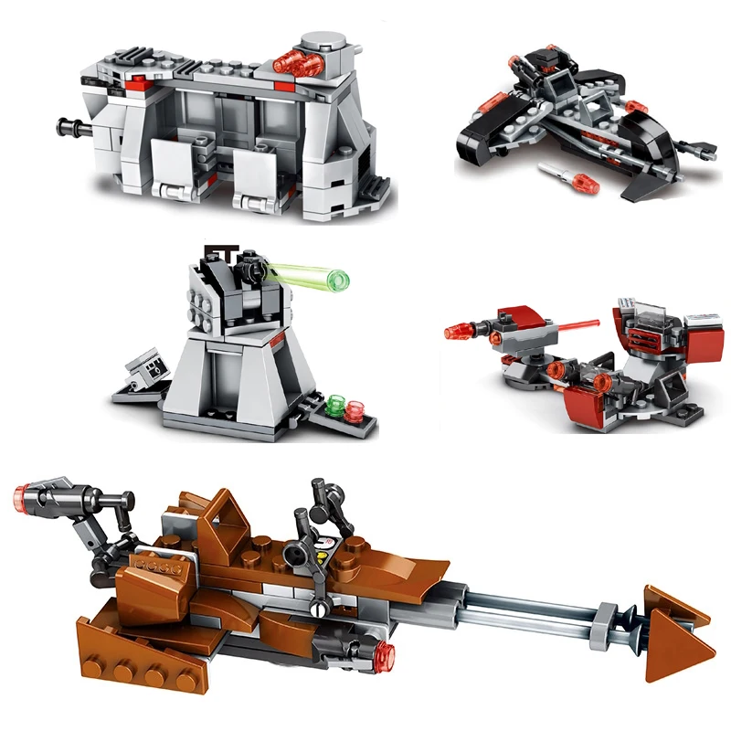 Kingdom Kids Education - Набор строительных блоков MOC X Fighter,