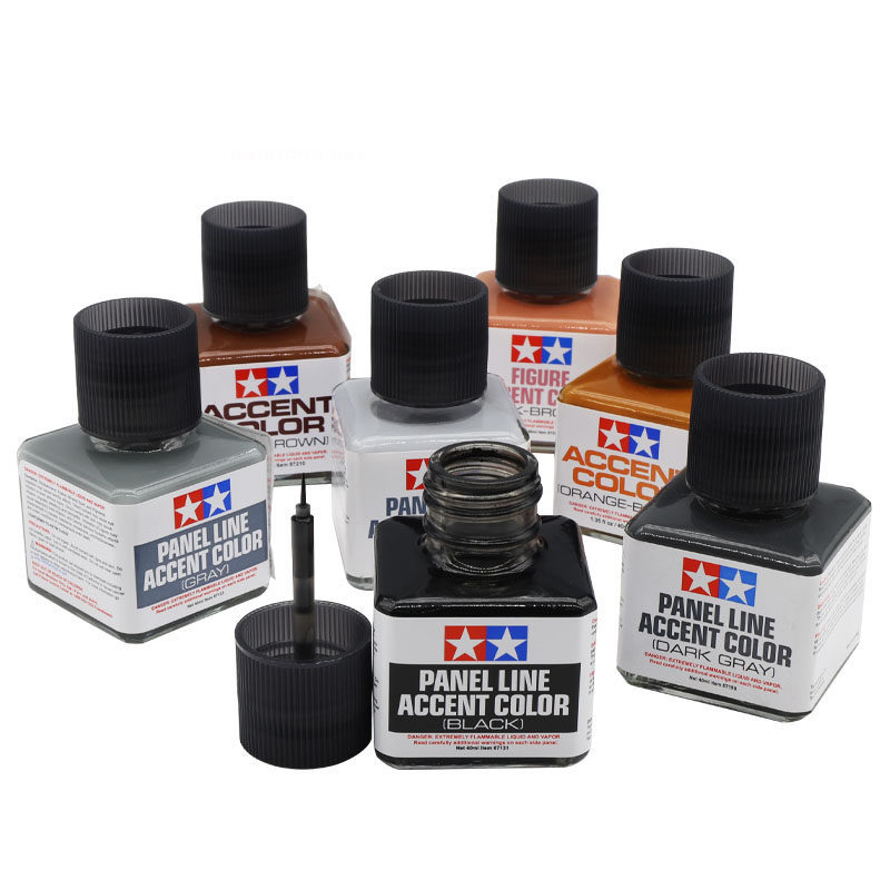 Краска-эмаль Panel Line Accent – обзор и цена Tamiya Model Paint Set