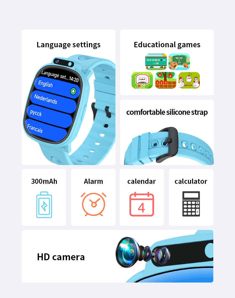 Детские умные часы H10 New Kid – обзор и цена Kids Educational Watch