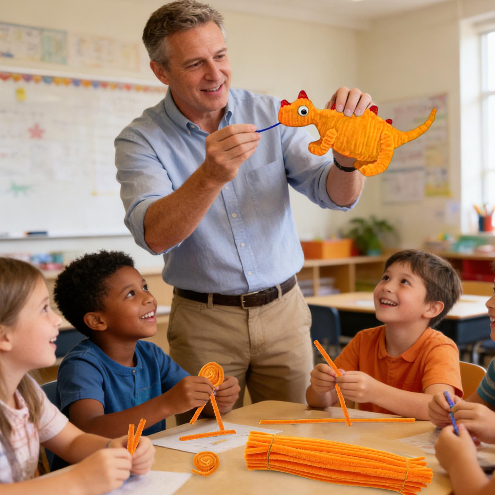 Плюшевые трубочки-шенилл для д – обзор и цена Kids Education Material