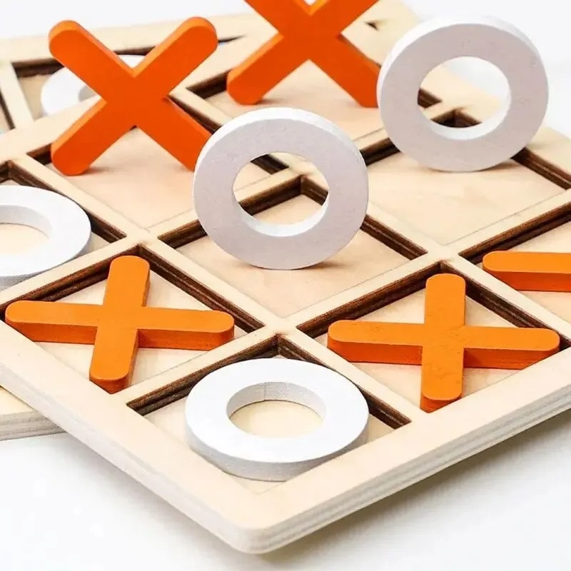 Деревянные игры Tic Tac Toe, ш – обзор и цена Kids Education Table
