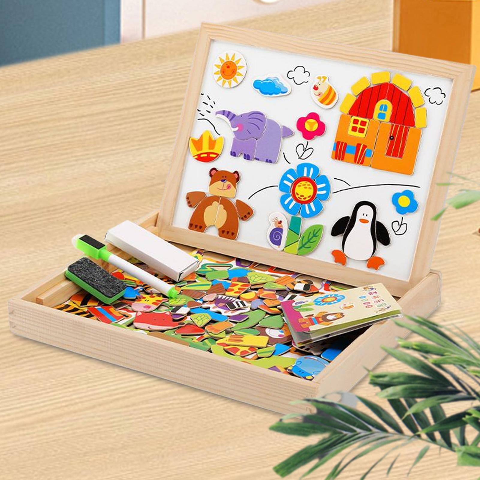Детская магнитная доска, дерев – обзор и цена Kids Education Tools