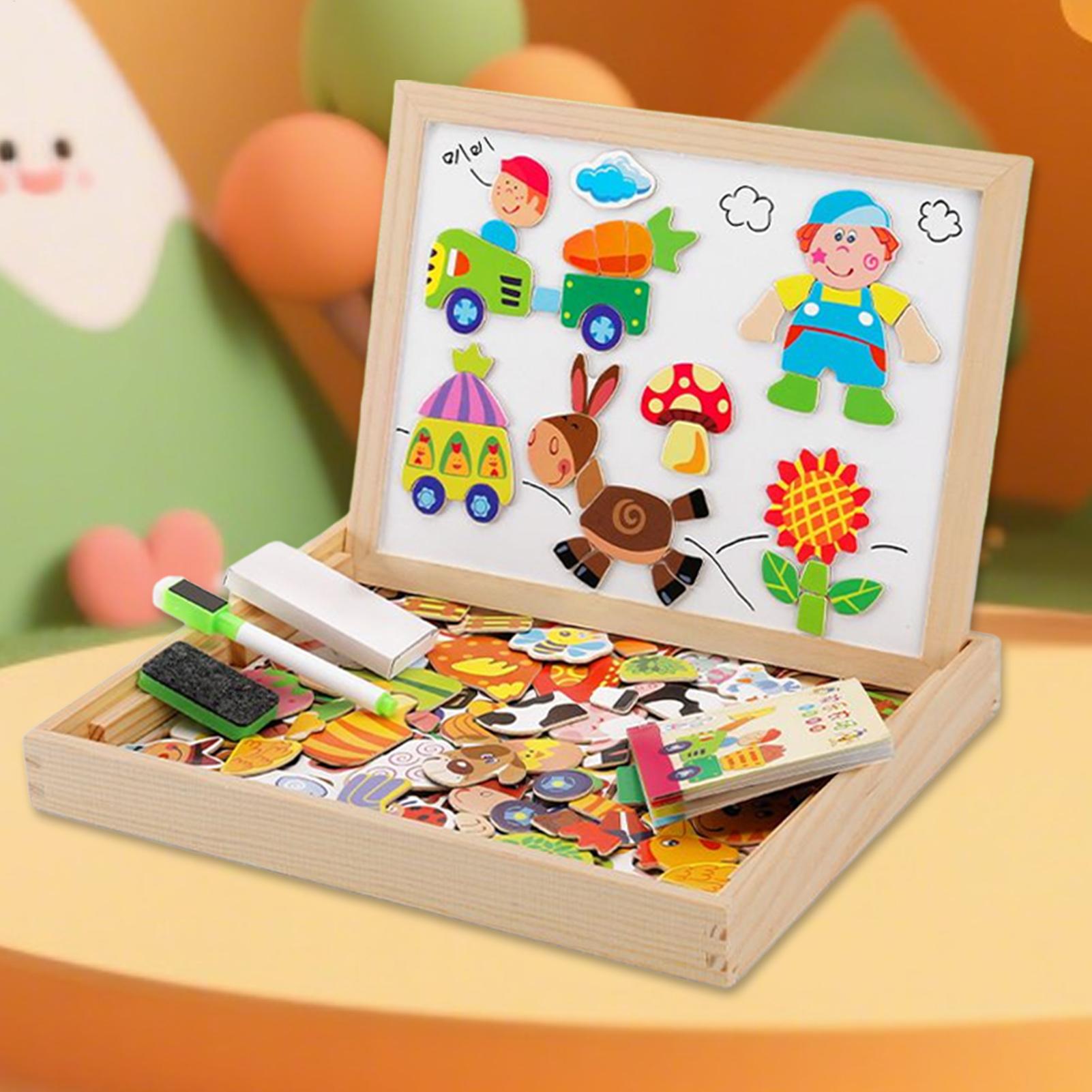 Детская магнитная доска, дерев – обзор и цена Kids Education Tools