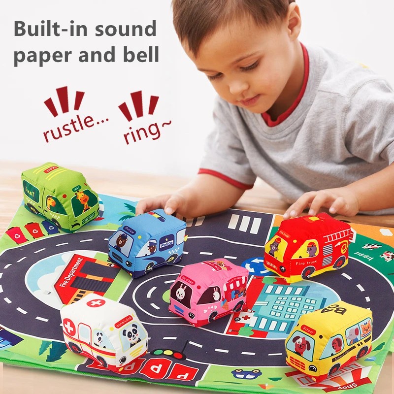 Мягкий набор игрушек-автомобил – обзор и цена Kids Educational Gadget