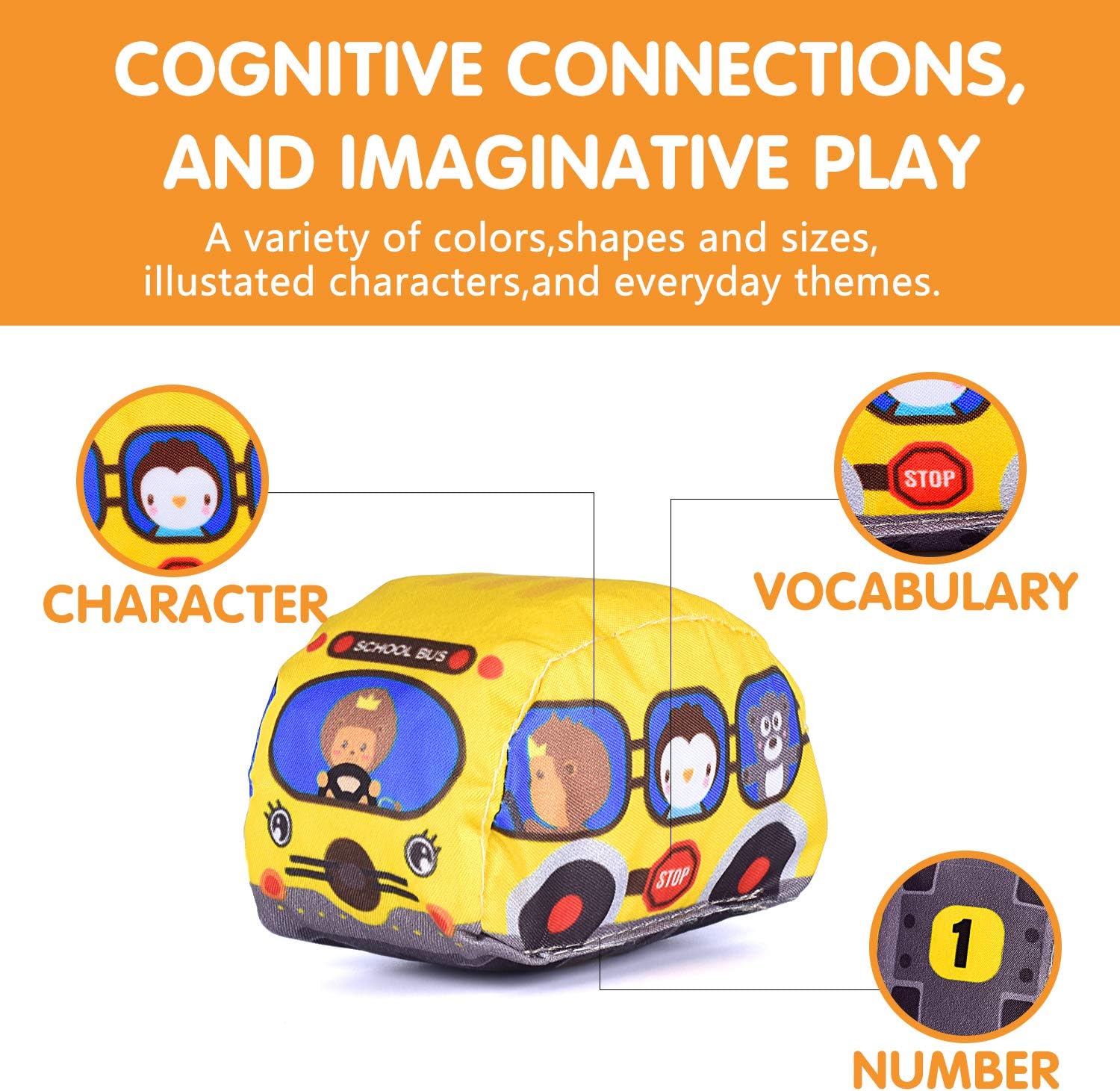 Мягкий набор игрушек-автомобил – обзор и цена Kids Educational Gadget
