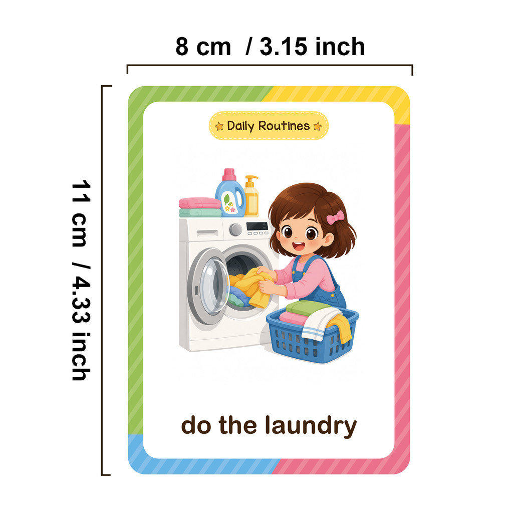 38 карточек с повседневными де – обзор и цена Kids Education Material