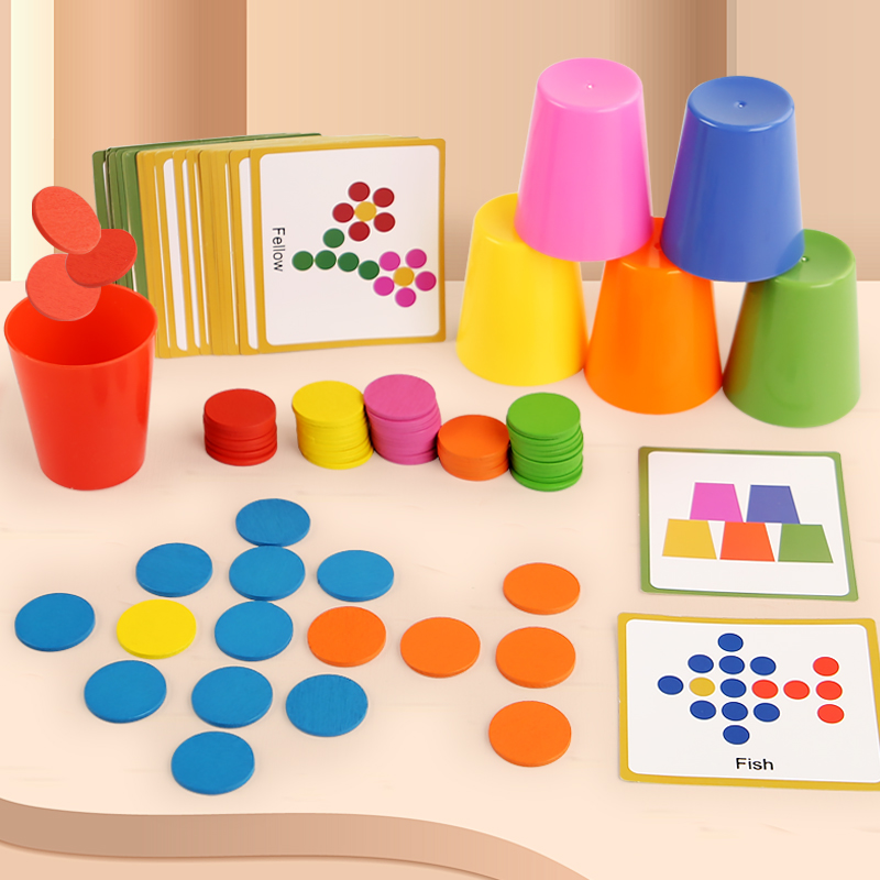 Детская игра с набором стаканч – обзор и цена Kids Education Table