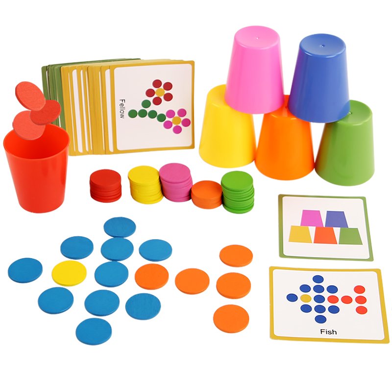 Детская игра с набором стаканч – обзор и цена Kids Education Table