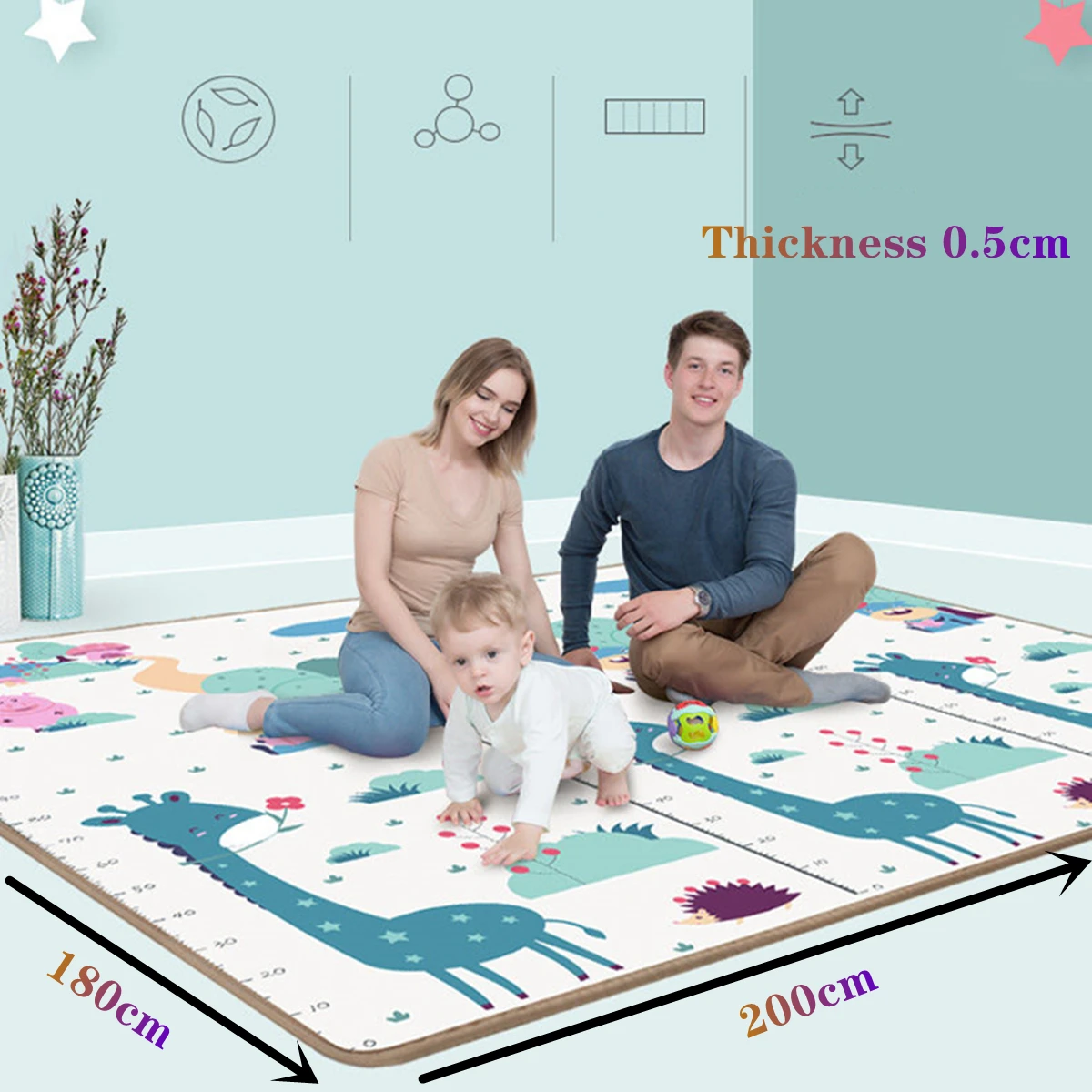 200x180 см толстый 0,5 см детс – обзор и цена Kids Education Allowance